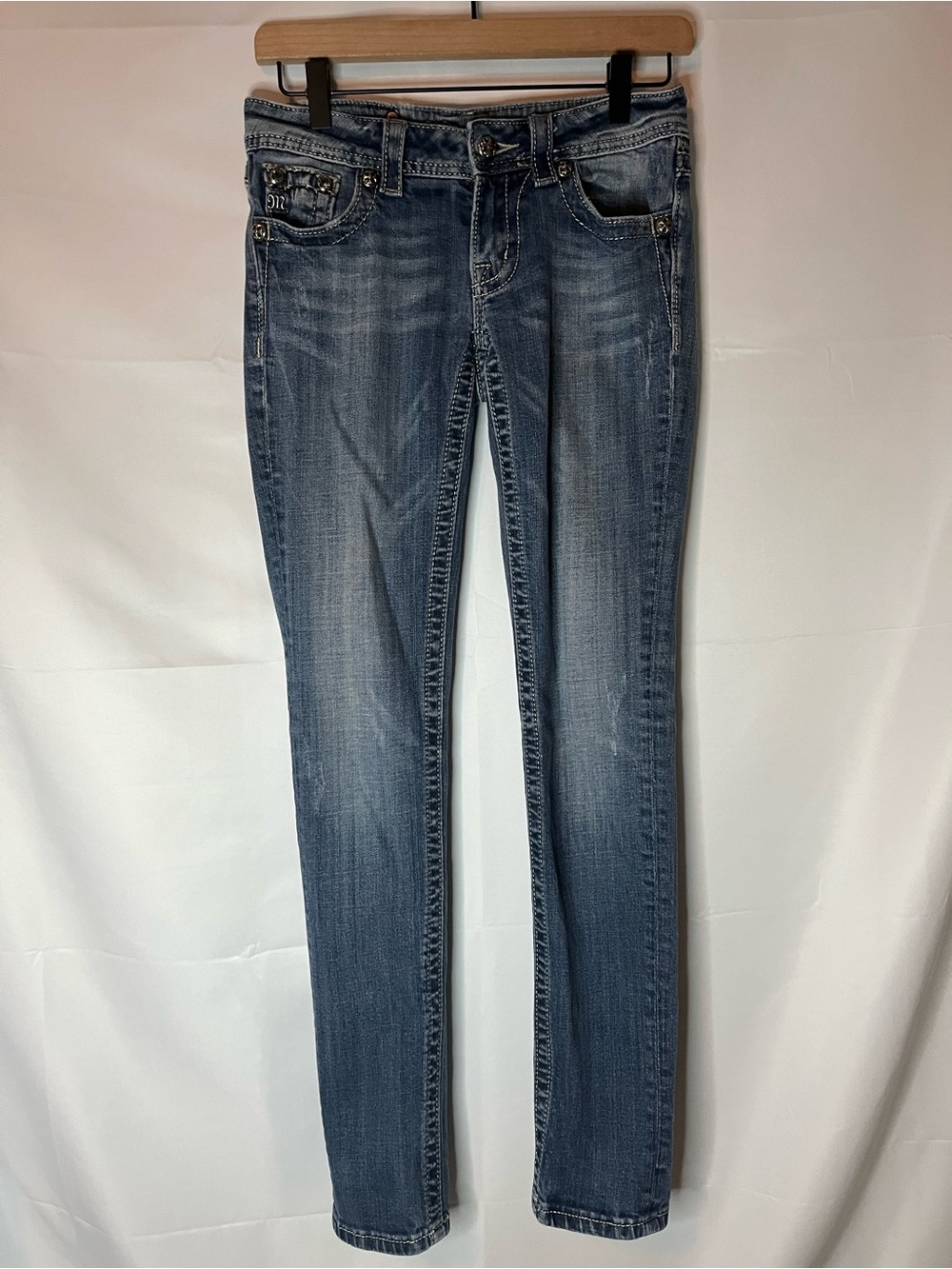 Miss Me Skinny Embroidered Jeans